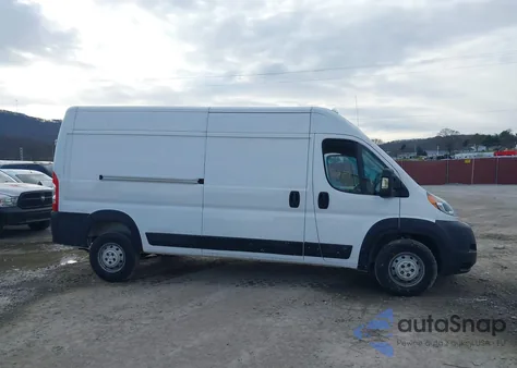 2021 Ram Promaster 2500 High Roof 159 Wb из США, поврежденный, VIN 3C6LRVDG5ME522618